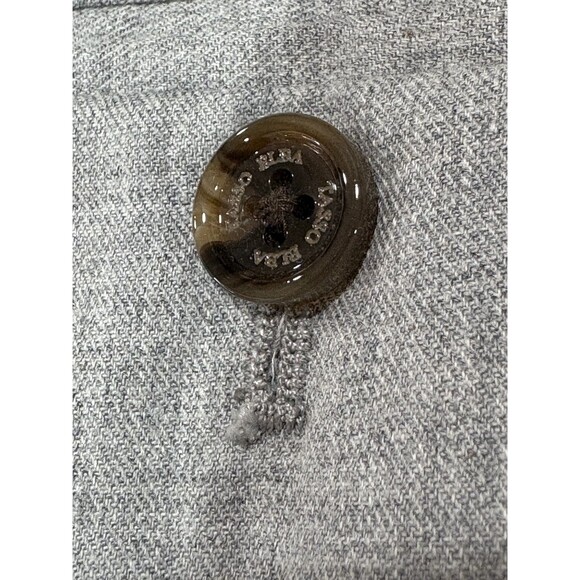 Tasso Elba Men's Wool Trousers Light Gray 100% Cotton Size 34W  30L - Picture 9 of 9